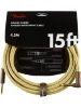 Інструментальний кабель Fender Cable Deluxe Series 15' Angled Black Tweed