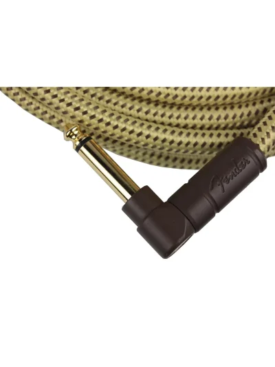 Інструментальний кабель Fender Cable Deluxe Series 15' Angled Black Tweed