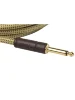 Інструментальний кабель Fender Cable Deluxe Series 15' Angled Black Tweed
