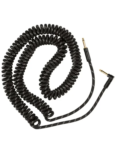 Інструментальний кабель Fender Cable Deluxe Series Coil 30' Black Tweed