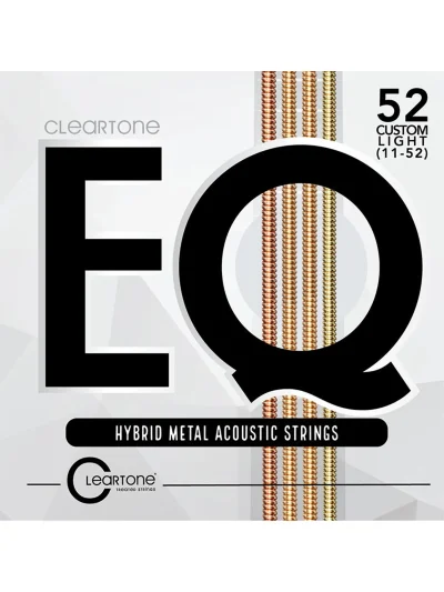 Струни Cleartone 7811 EQ Hybrid Metal Acoustic Custom Light 11-52
