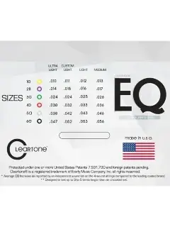 Cleartone 7811 EQ Hybrid Metal Acoustic Custom Light 11-52