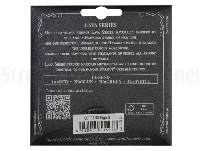 Aquila 110U Lava Soprano Ukulele Strings