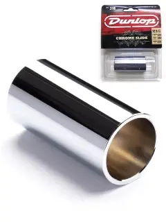 Dunlop 318 Chromed Steel Slide Large/Short