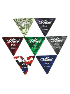 Alice AP-L 0.46mm Colorful Celluloid Equilateral Triangle