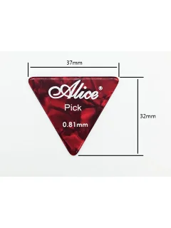 Alice AP-L 0.46mm Colorful Celluloid Equilateral Triangle