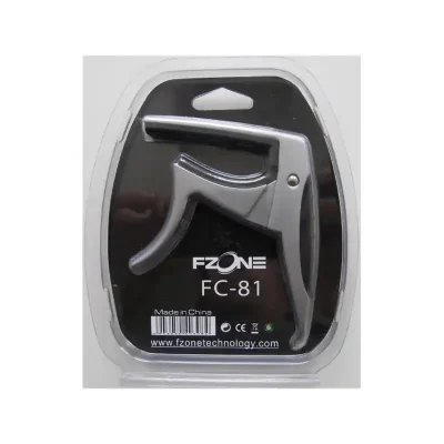 Каподастр Fzone FC-81 Acoustic Capo Silver
