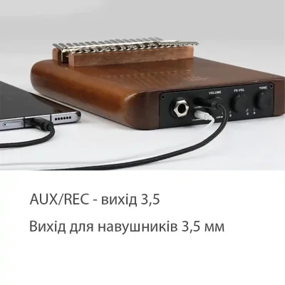 Калімба Hluru KEQ17 Black Walnut