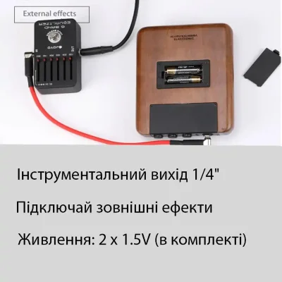 Калімба Hluru KEQ17 Black Walnut