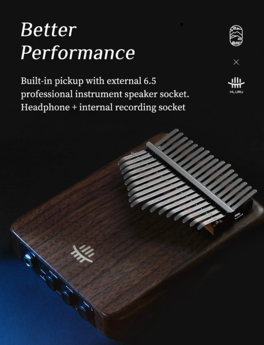 Калімба Калімба Hluru KEQ17 Black Walnut