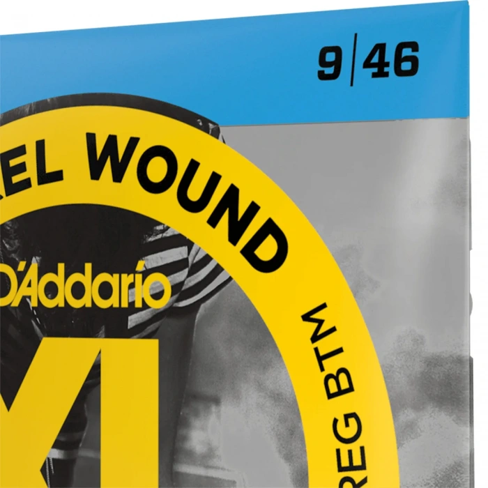 D'Addario EXL125 XL Nickel Wound Super Light Top/Regular Bottom 09-46
