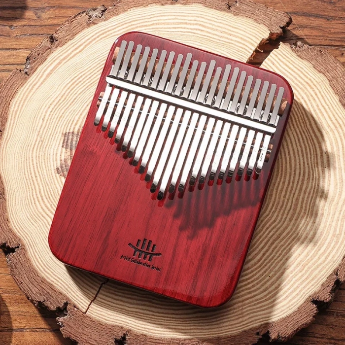 Hluru KY21 Purpleheart Artist Collaboration Kalimba