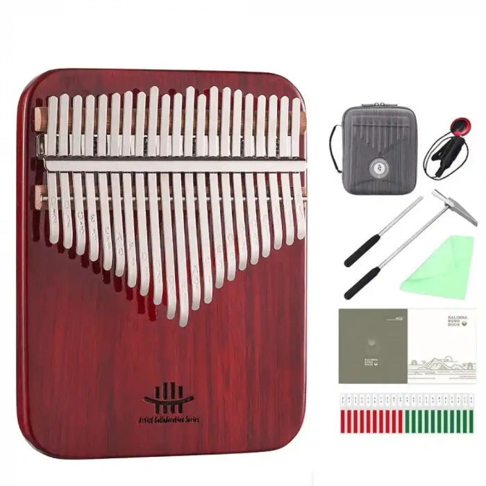 Hluru KY21 Purpleheart Artist Collaboration Kalimba
