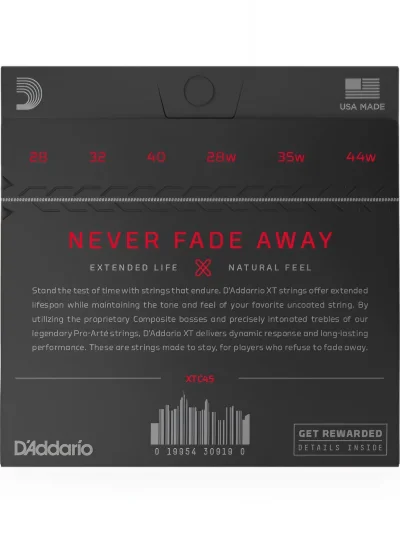Струни D'Addario XTC45 XT Classical Normal Tension