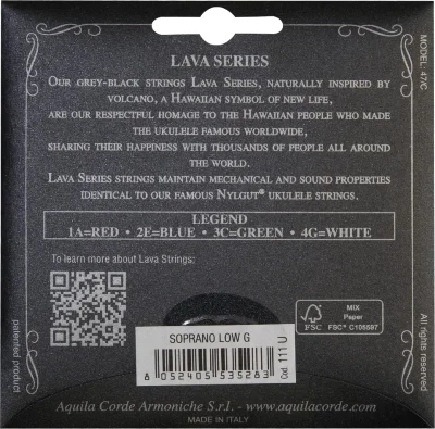 Струни Aquila 111U Lava Soprano Ukulele Strings