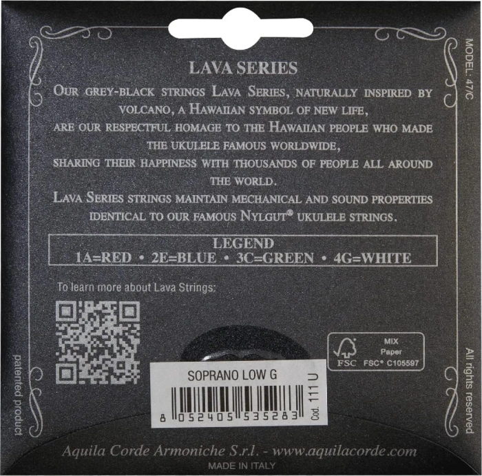 Aquila 111U Lava Soprano Ukulele Strings