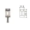 Сідло бриджа Gotoh S101 (N) (6 pcs./set)