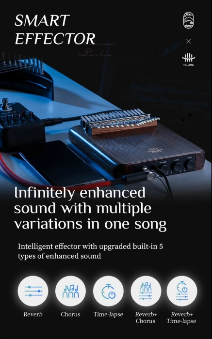 Калімба Калімба Hluru KEQ17 Walnut