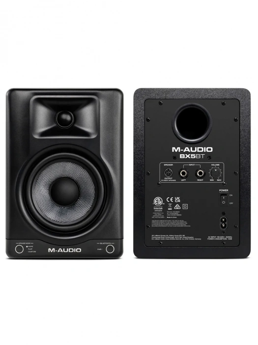 M-Audio BX5BT Powered Desktop Studio Monitors with Bluetooth