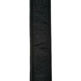D'Addario 50B01 Nylon Woven Guitar Strap (Black Satin)