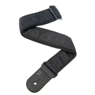 D'Addario 50B01 Nylon Woven Guitar Strap (Black Satin)