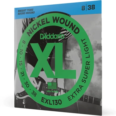 Струни D'Addario EXL130 XL Nickel Wound Extra Super Light 08-38