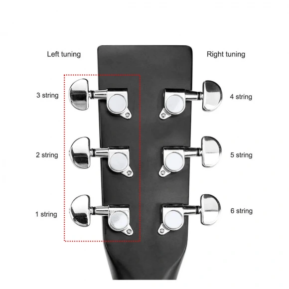 Кілки Overtone MHA015 BK 6L Кілки Overtone MHA015 BK 6L