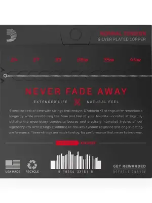 Струни D'Addario XTC45FF XT Dynacore Classical Normal Tension