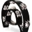 Maxtone 818 Dual Power Tambourine (Black)