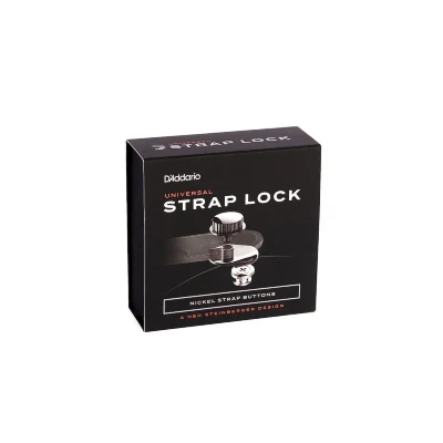 Стреплок D'Addario PW-SLS-01 Universal Strap Lock System (Black)