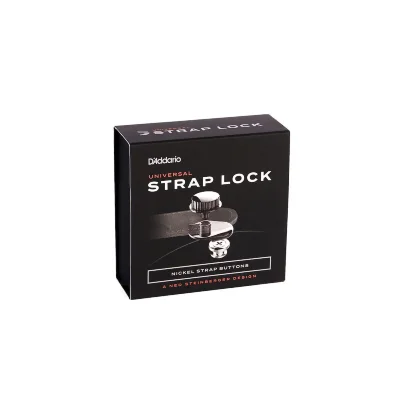 Стреплок D'Addario PW-SLS-01 Universal Strap Lock System (Black)