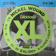 D'Addario EXL130+ XL Nickel Wound Extra Super Light Plus 08.5-39 D'Addario EXL130+ XL Nickel Wound Extra Super Light Plus 08.5-39
