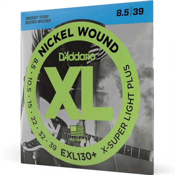 Струни Струни D'Addario EXL130+ XL Nickel Wound Extra Super Light Plus 08.5-39