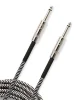 Інструментальний кабель D'Addario PW-BG-10BG Custom Series Braided Instrument Cable Grey (3m)