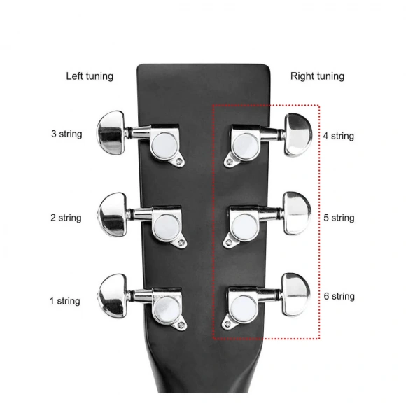 Кілки Overtone MHA015 BK 6R Кілки Overtone MHA015 BK 6R