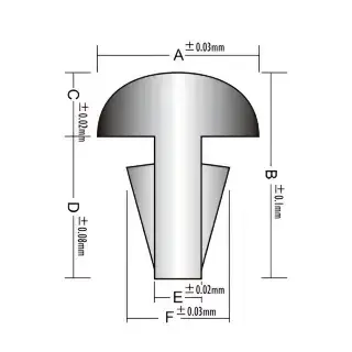 Alice A035S-2.0 (стік 25 см., прямий)