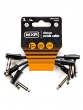 MXR 3 Inch Ribbon Patch Cable 3 PACK