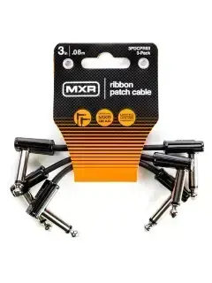 MXR 3 Inch Ribbon Patch Cable 3 PACK
