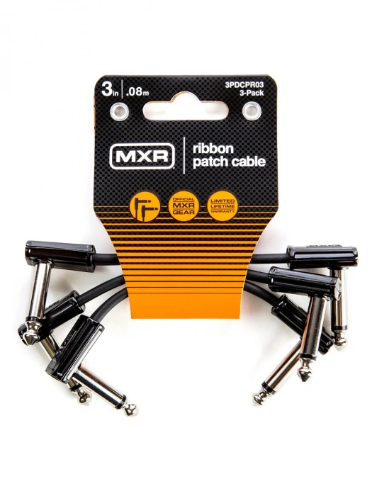 Кабель Кабель MXR 3 Inch Ribbon Patch Cable 3 PACK