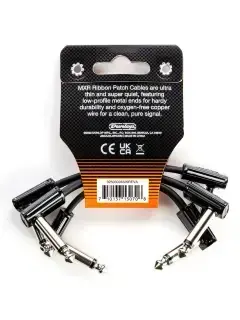 MXR 3 Inch Ribbon Patch Cable 3 PACK