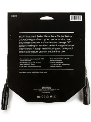 Мікрофонний кабель MXR DCM15 Microphone Cable 15ft (4.6m)