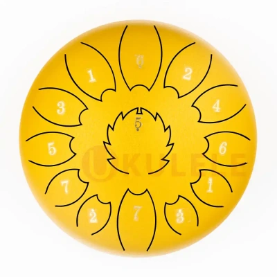 Fzone STD10I13N Gold Steel Tongue Drum