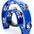 Maxtone 818 Dual Power Tambourine (Blue)
