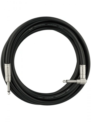 Fender Cable Professional Series Kill Switch 15&#039; Angled Black