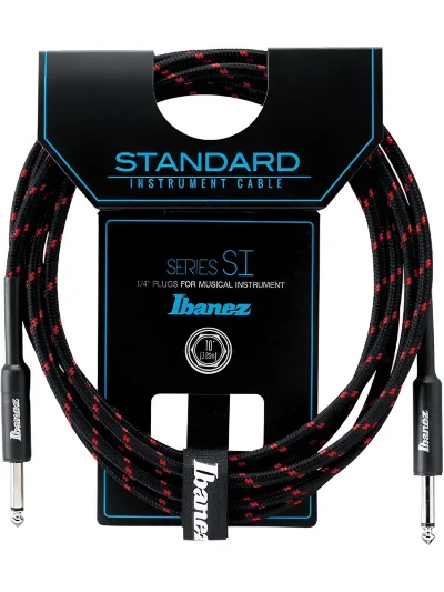 Інструментальний кабель Ibanez SI10-BW Instrument Cabel 3m
