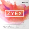 Струни D'Addario DZ310A 4/4M Zyex Violin String Set 4/4 Medium Tension