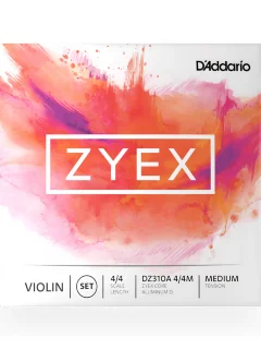 D'Addario DZ310A 4/4M Zyex Violin String Set 4/4 Medium Tension