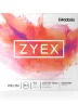 Струни для скрипки D'Addario DZ310A 4/4M Zyex Violin String Set 4/4 Medium Tension