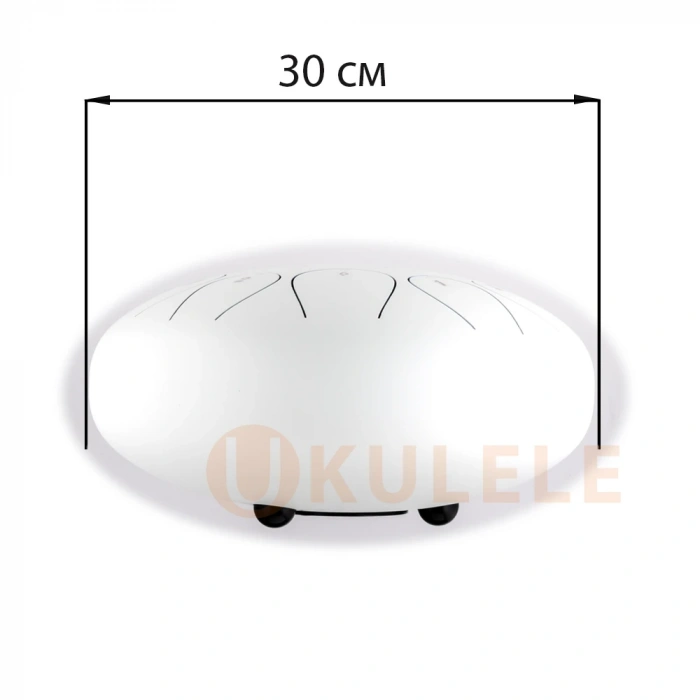 Глюкофон Глюкофон Hluru Huashu THL13-12 White 12" (30см) 13 нот Tongue Drum Carbon Steel