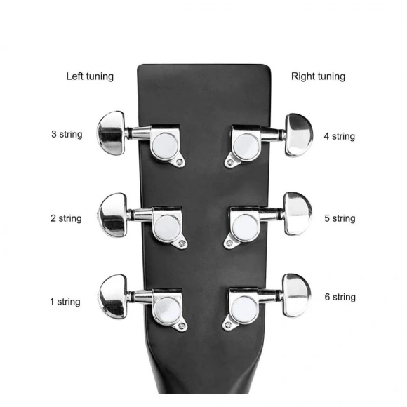 Кілки Overtone MHA115 CR 3+3 Кілки Overtone MHA115 CR 3+3
